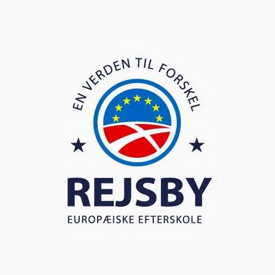 Rejsby Europæiske Efterskoles logo med mottoet: En verden til forskel.